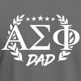 thumbnail image 3 of CafePress - Alpha Sigma Phi Greek Dad White T Shirt - Mens Comfort Colors Shirt, 3 of 5