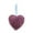 Hot Pink-HT-home supplies, variant on Home Valentine's Day Sparkling Pendant Peach Heart Pendant Small Decorative Pendant 8.5x8.5cm Cloth with Glitter for Bag Keychain Gift Light Blue Gold Valentines Decor