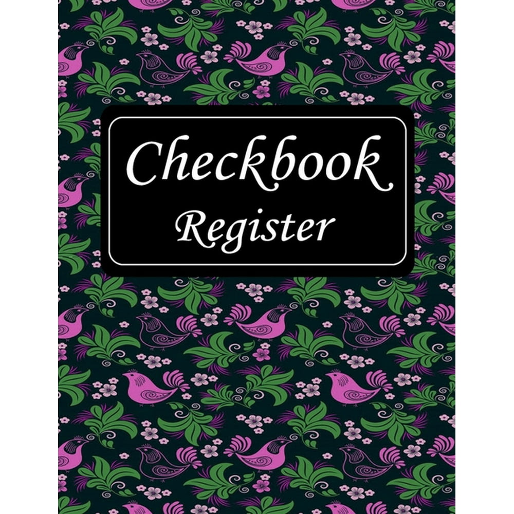 Checkbook Register Large Print, Simple Checkbook Register Check