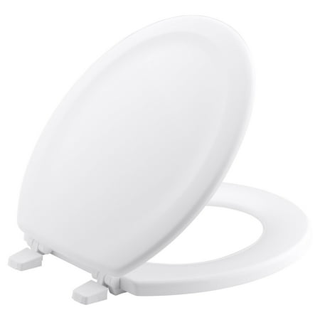 KOHLER STONEWOOD® ROUND TOILET SEAT WITH LID, WHITE