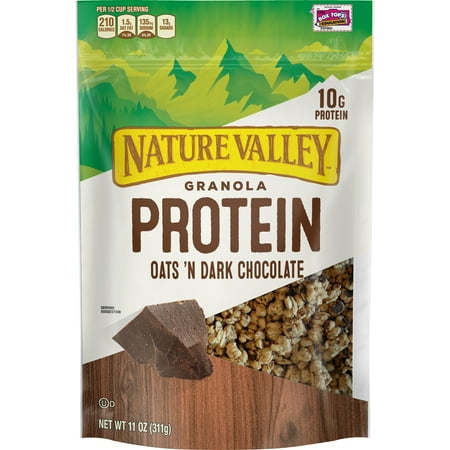 Breadshops Granola - Nature Valley Protein Granola Oat & Dark Chocolate 11 oz