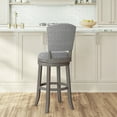thumbnail image 3 of Hillsdale Furniture Santa Clara II Swivel Bar Height Stool, Antique Gray, 3 of 16