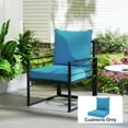 thumbnail image 2 of Outdoor Patio Chair Cushions Deep Seat Replacement Patio Cushions Set Turquoise, 2 of 10