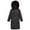 Black, variant on EGNMCR Long Sleeve Parkas Women Warm Pocket Coat Turn Down Collar Long Jacket Winter Down Parkas Women Coat