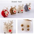 thumbnail image 5 of Adornos colgantes de alce KEWITY de felpa de fieltro de lana de Navidad, 5 of 5