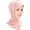 Pink, variant on Modal Muslim Hijab Cap Soft Stretchy Solid Color Islamic Turban Full Head Neck Coverage Headwrap Scarfs for Women