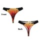 thumbnail image 3 of Fotbe Orange Dalia Tanga Sin Costuras para Mujer con Estampado – Panties Invisibles, Transpirables y Cómodos para Uso Diario-X-Large, 3 of 6