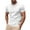 White, variant on BXINGOHAI Mens T Shirt - Short Sleeve Crew Neck Soft Fitted Elastic Tees Fresh Classic Tshirts Today Sales Black,L