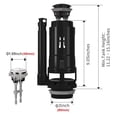 thumbnail image 5 of R&T A2422M 3" Dual Flush Toilet Valve with Push Button for 2-Piece Toilets, 5 of 10