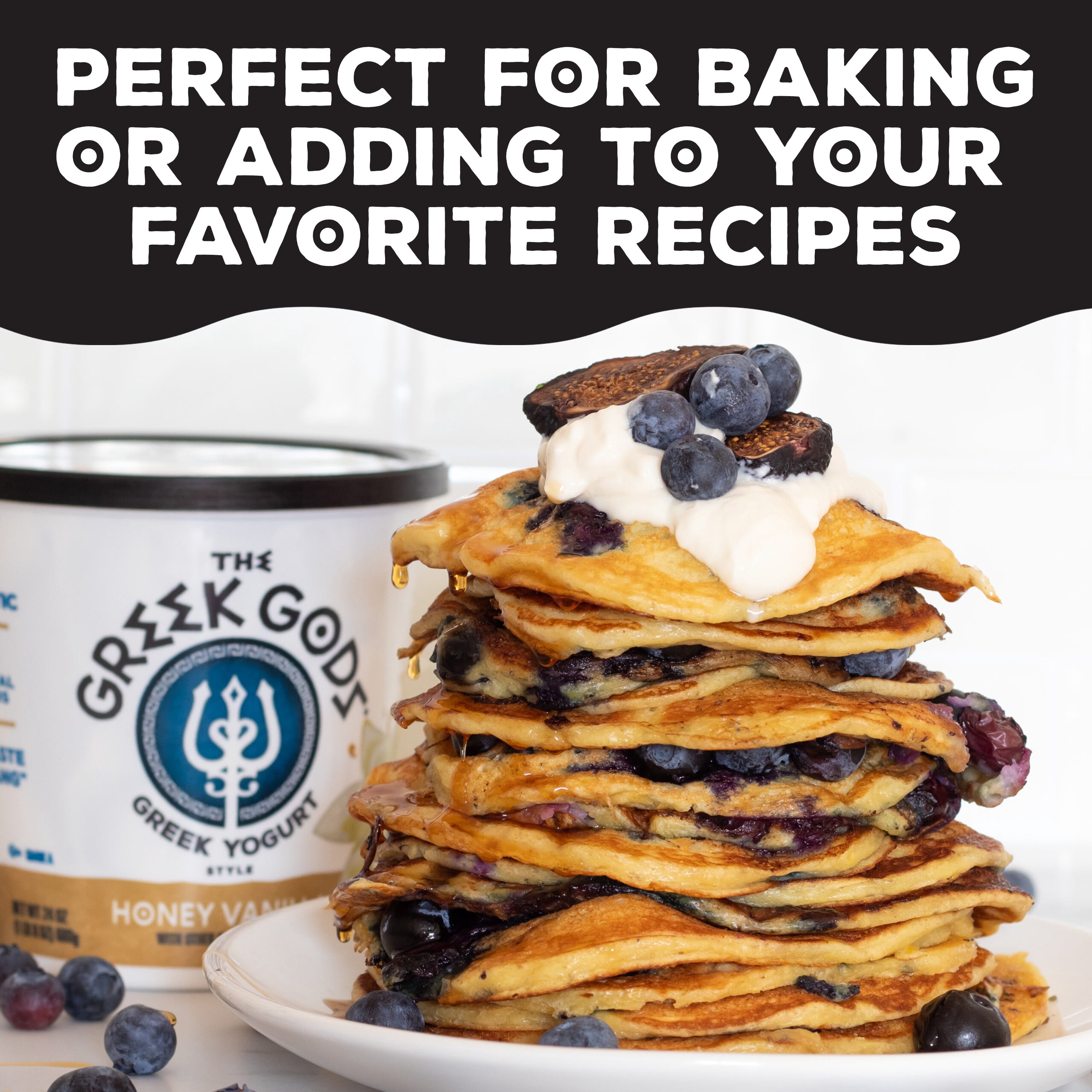 The Greek Gods Greek Style Yogurt, Probiotic Yogurt, Honey Vanilla, 32 oz