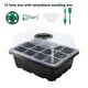 thumbnail image 3 of Xihbxyly Kit de Crecimiento de Plantas, Bandeja de 6 Orificios con Extractor de Luz, Campana de Humedad Elevada, Fuente de Alimentación Usb, Solución para Plantar En Interiores, Ideal para Entusiasta, 3 of 7