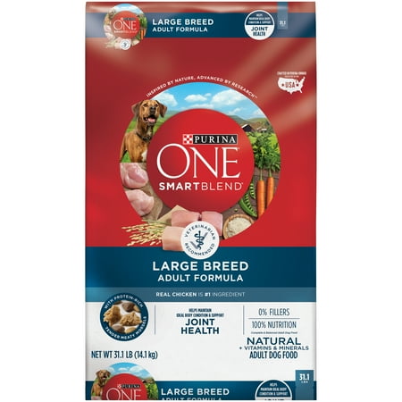 Purina ONE SmartBlend Natural Large Breed Formula Adult Dry Dog Food - 31.1 lb. Bag