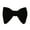 Black, variant on Mens Oversized Velvet Bow Tie Solid Color Formal Tuxedo Pre-Tied Big Bowtie