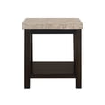 thumbnail image 3 of Picket House Furnishings Caleb End Table with Marble Top, 3 of 11