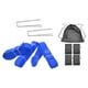 thumbnail image 2 of Entrenamiento de voleibol de playa con líneas (8 m y 16 m de longitud) y anclas con bolsa con cordón azul, 2 of 9