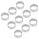 thumbnail image 1 of Anillos Para Pasteles, 10 Uds. Anillos Para Galletas De Acero Inoxidable, Anillos Para Hornear Muffins, Molde Para Cortar Galletas Para Postres, 1 of 7