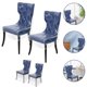 thumbnail image 1 of Estbridge - 2 fundas de plástico para sillas de comedor, transparentes, impermeables, a prueba de polvo, de PVC, para el hogar, la cocina y el dormitorio, 1 of 8