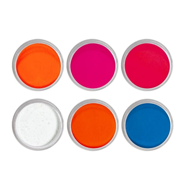 Nail Glitter Holo Superfine Cosmetic Festival Polvo Nail Pigment Holo Nail Art Fluorescente 7-12 Colcomx Sombra de ojos Dust Nail Glitter
