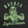 thumbnail image 2 of Mens Badass Leprechaun T Shirt Funny Fitness Workout St Patricks Day Green Graphic Tee Graphic Tees, 2 of 9