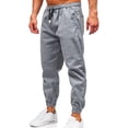 thumbnail image 3 of Generic Mens Jogging Casual Pants Joggers Sweatpants Active Athletic Workout Sweatpants for Men Lightweight Tapered Pants, 3 of 7