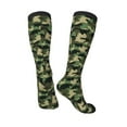 thumbnail image 4 of Easygdp Camouflage Dinosaur Soccer Socks Sport Knee High Socks Calf Compression Athletic Socks for Men and Women, 4 of 9