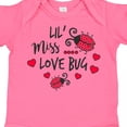 thumbnail image 4 of Inktastic Lil Miss Love Bug with Lady Bug and Hearts Girls Baby Bodysuit, 4 of 5