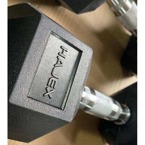 Rubber Hex Dumbbells
