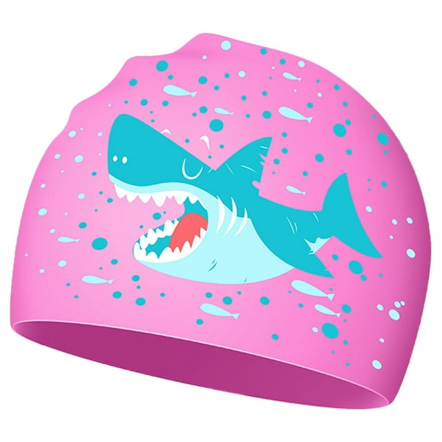 Comfortable Non Tightening Silicone Swim Cap For Kids Suitable For Boys And Girls Swimming Training