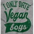 thumbnail image 2 of Date Vegan Boy Vegetarian Healthy Womens Plus Size Graphic Tank Top Brisco Brands 3X, 2 of 5