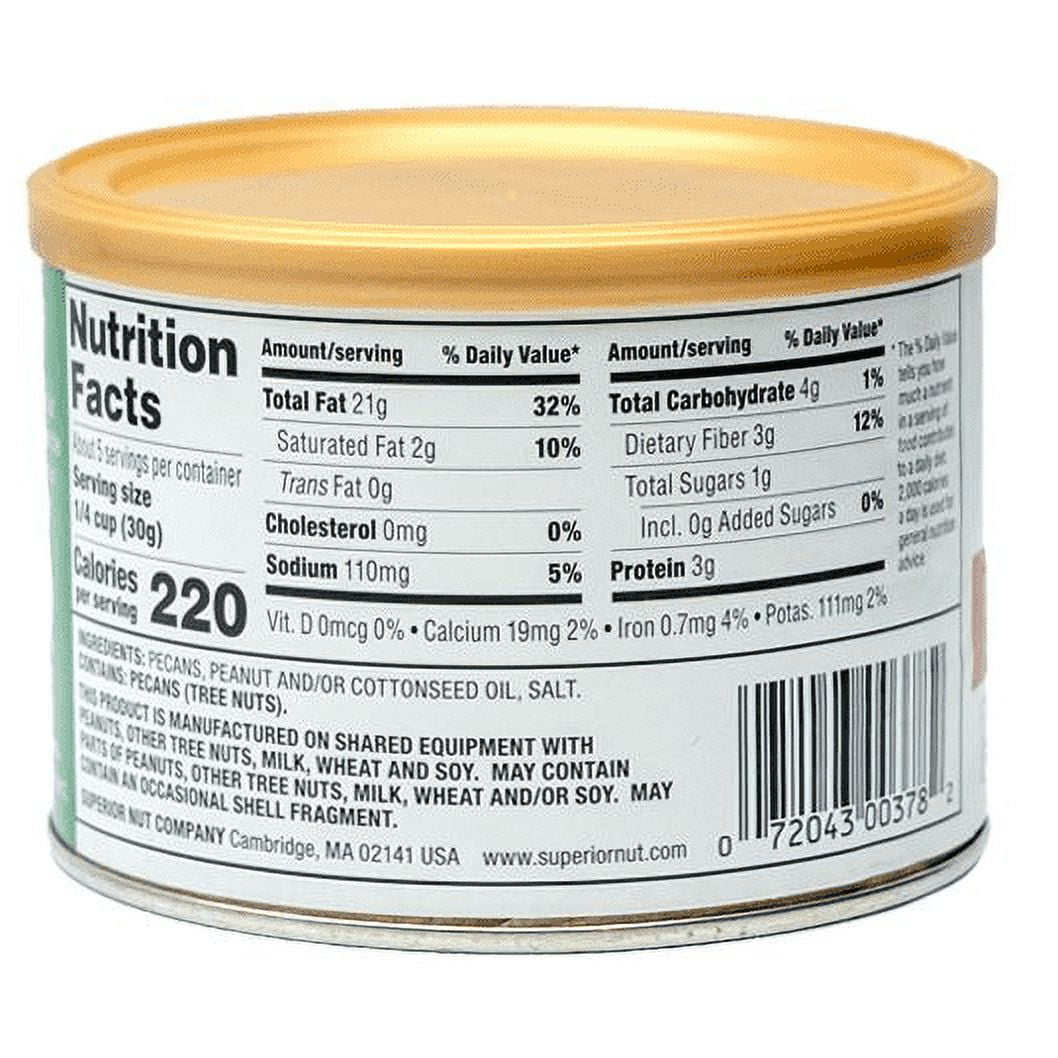 (3 pack) Superior Nut Company Salted Roasted Pecans, 5.5 oz