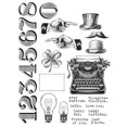 thumbnail image 2 of Juego de Sellos Transparentes Bottlepic con Escritura Vintage 20 Sellos de PVC con Bolsa de Almacenamiento de Malla Tamaño A5, 2 of 6