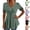 #0217-Black, variant on Women V Neck Henley Short Sleeve Tunic Top Flared Swing Hem Casual Blouse Loose Fit Soft Daily Shirt Relaxed Waist Layering Tee Lightweight Summer Tunic