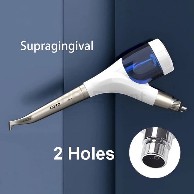 Pulidor Dental Profesional 2 En 1 Con Tecnología Airflow, Para Limpieza Supragingival Y Subgingival, Kit De Blanqueamiento Dental Seguro Con 3 Boquillas Intercambiables