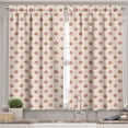 thumbnail image 2 of Ambesonne Shabby Flora Valance & Curtain, Rose Damask Old, 55"x24", Multicolor, 2 of 6
