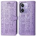 thumbnail image 1 of Funda Cartera FOXDOCK para OPPO A3 4G , Flip PU con Relieve de Gatos y Perros, Tarjetero y Soporte, 1 of 6