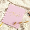 thumbnail image 2 of Baby Memory Book - Linen Baby Book Memories Keepsake - The Story of You - Newborn Baby First 5 Year Journal Scrapbook Photo Book Milestone Album for Boy Girl New Parents (Pink, 154 Pages), 2 of 5