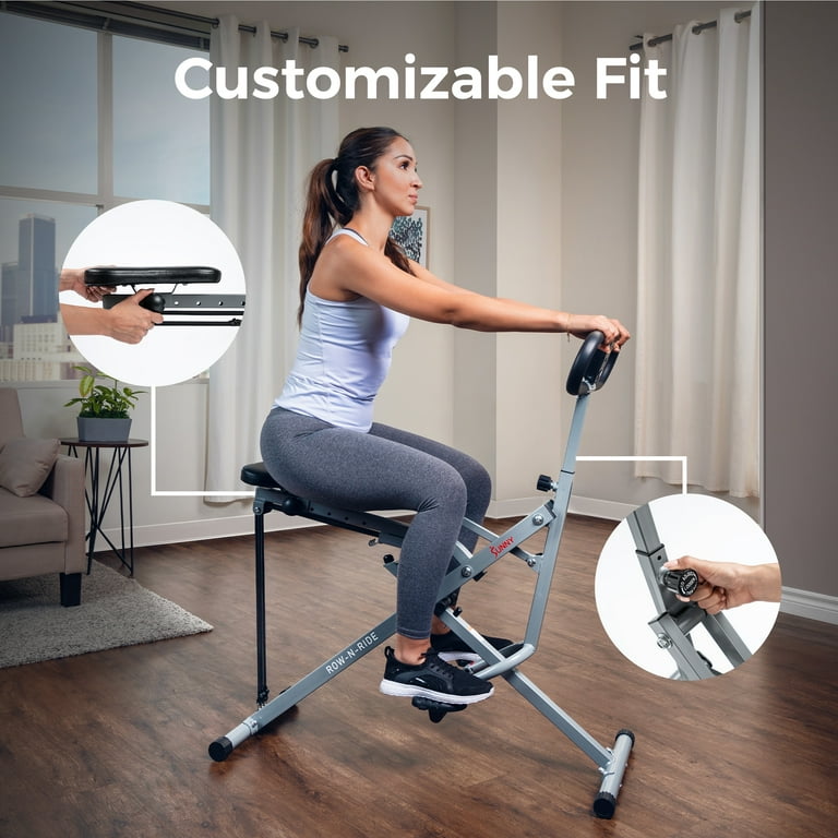 Sunny Health & Fitness Smart Upright Row-N-Ride NO. 077S - Walmart.com