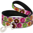 thumbnail image 1 of Buckle-Down "Sprinkle Donut Expressions Pink" Dog Leash, 1 of 1