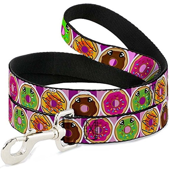 Buckle-Down "Sprinkle Donut Expressions Pink" Dog Leash