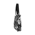 thumbnail image 2 of ASHLEIGH Black And White Background With Skulls Reusable Grocery Bags Grocery Tote Bag Washable Shopping Bags Shoulder Handbag for Women, 2 of 4