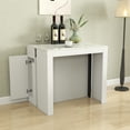 thumbnail image 5 of Modern Multifunctional Extendable Dining Table with Outlet, Space Saving Expanding Table with Storage for Party, Weddings, Meetings, Celebrations, 5 of 8