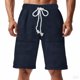 thumbnail image 2 of Mens Elástico de la Cintura Pantalones Cortos de Ocio de Color Sólido de Punto de la Moda, Poliéster Versátil para la Primavera Verano Al Aire Libre Y el Uso Casual Diario, 2 of 9