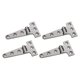thumbnail image 1 of Bisagra en T de alta resistencia KEWITY 4 piezas de acero inoxidable 316 para puerta de escotilla de barco plata 100x54x4.8mm, 1 of 4