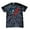 Black Tie Dye, variant on Dragon Red and Blue Dragons Fighting Fantasy Mythical Mother Draco Fire Breathing Serpent -Black-Small