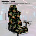 thumbnail image 2 of SCRAWLGOD St. Patrick's Day Shamrock Dog Hat Print Green Black 4 Pieces Gaming Chair Covers with Armrest Covers Machine Washable Gaming Chair Slip Cover Set Breathable Rotating Armchair Slipcovers, 2 of 7