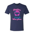 thumbnail image 2 of Catalina Wine Mixer Island Prestige Movie| Mens Pop Culture Premium Tri Blend T-Shirt, Vintage Navy, Small, 2 of 4