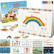 Busy Book for Toddlers, Preschool Learning Activities Book, Educational Toys for Kids Toddlers, Montessori Learning Toys for 2 3 4 5 Years Old Boys Girls