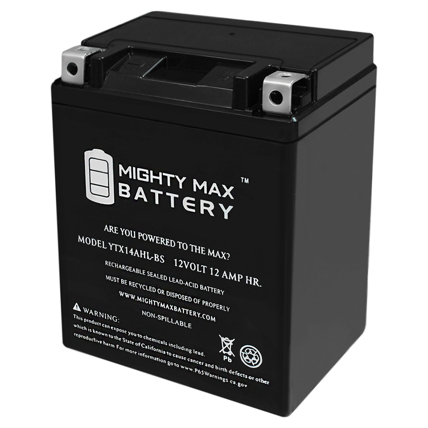 YTX14AHL Battery Replaces Kawasaki 1100 ZN1100-C Ninja ZX-11 90-93