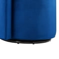 thumbnail image 6 of Modway Della Performance Velvet Fabric and Iron Swivel Chair in Navy, 6 of 9