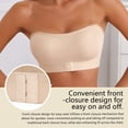thumbnail image 4 of Lumistal Strapless Bra for Women No Underwire Padded Wireless Tube Tops for Women Summer Bandeau Casual Crop Top Basic Bras for Women No Underwire M, 4 of 7